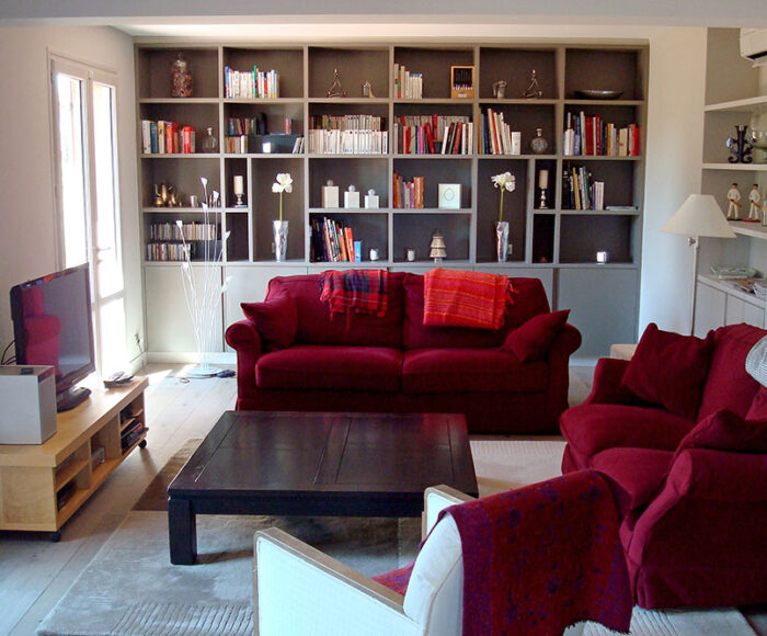 Aménagement bibliothèque